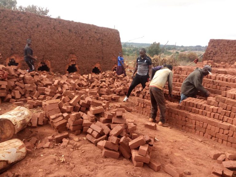 Oct 20: Kiln is working 24/7 to cure the brick